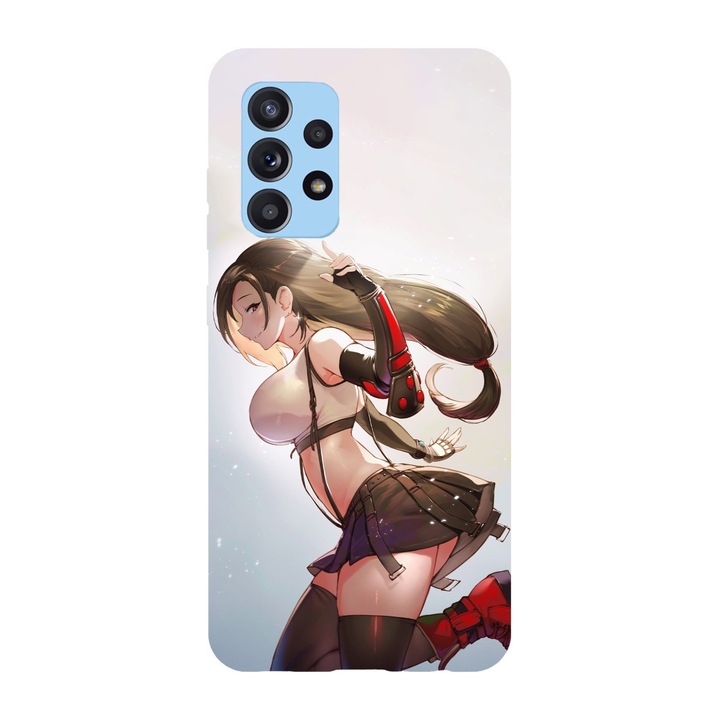 Husa compatibila cu Samsung Galaxy A53 5G, Viceversa, model Tifa Final Fantasy VII, Silicon, TPU