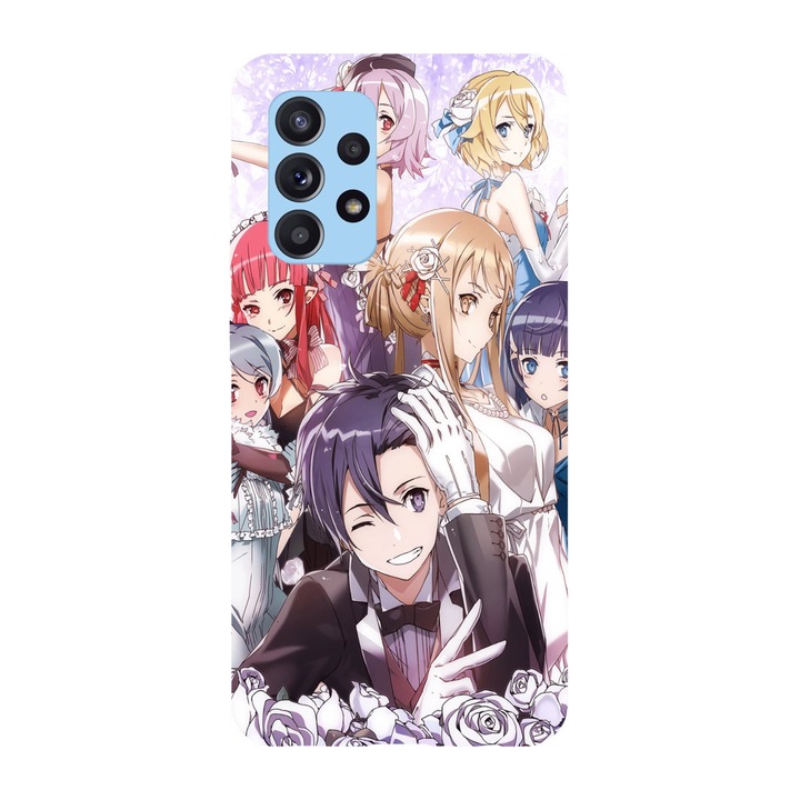 Husa compatibila cu Samsung Galaxy A22 4G, Viceversa, model Wedding Sword Art Online, Silicon, TPU