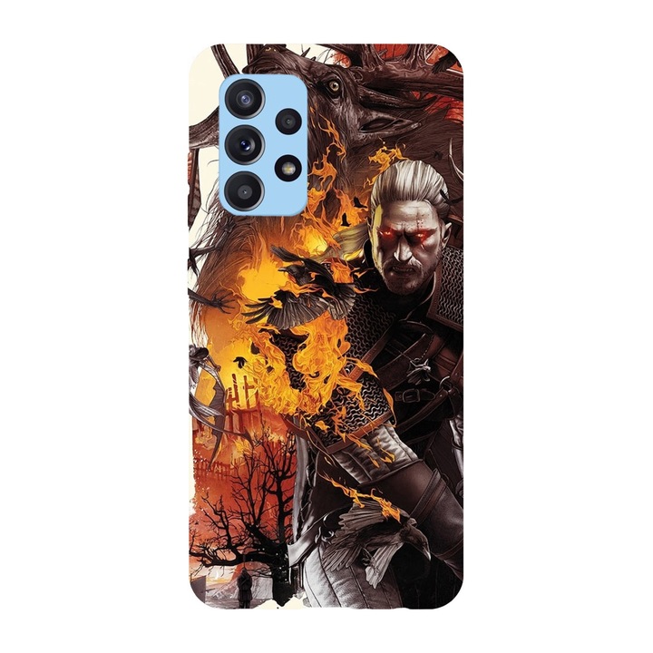 Husa compatibila cu Samsung Galaxy A72, Viceversa, model Wid Hunt The Witcher, Silicon, TPU