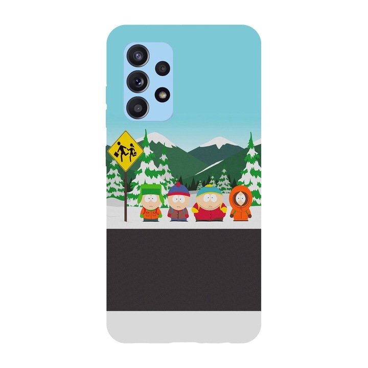 Husa compatibila cu Samsung Galaxy A53 5G, Viceversa, model South Park street, Silicon, TPU