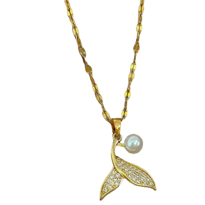 Női nyaklánc, Izmael, Fém/Cink, Arany