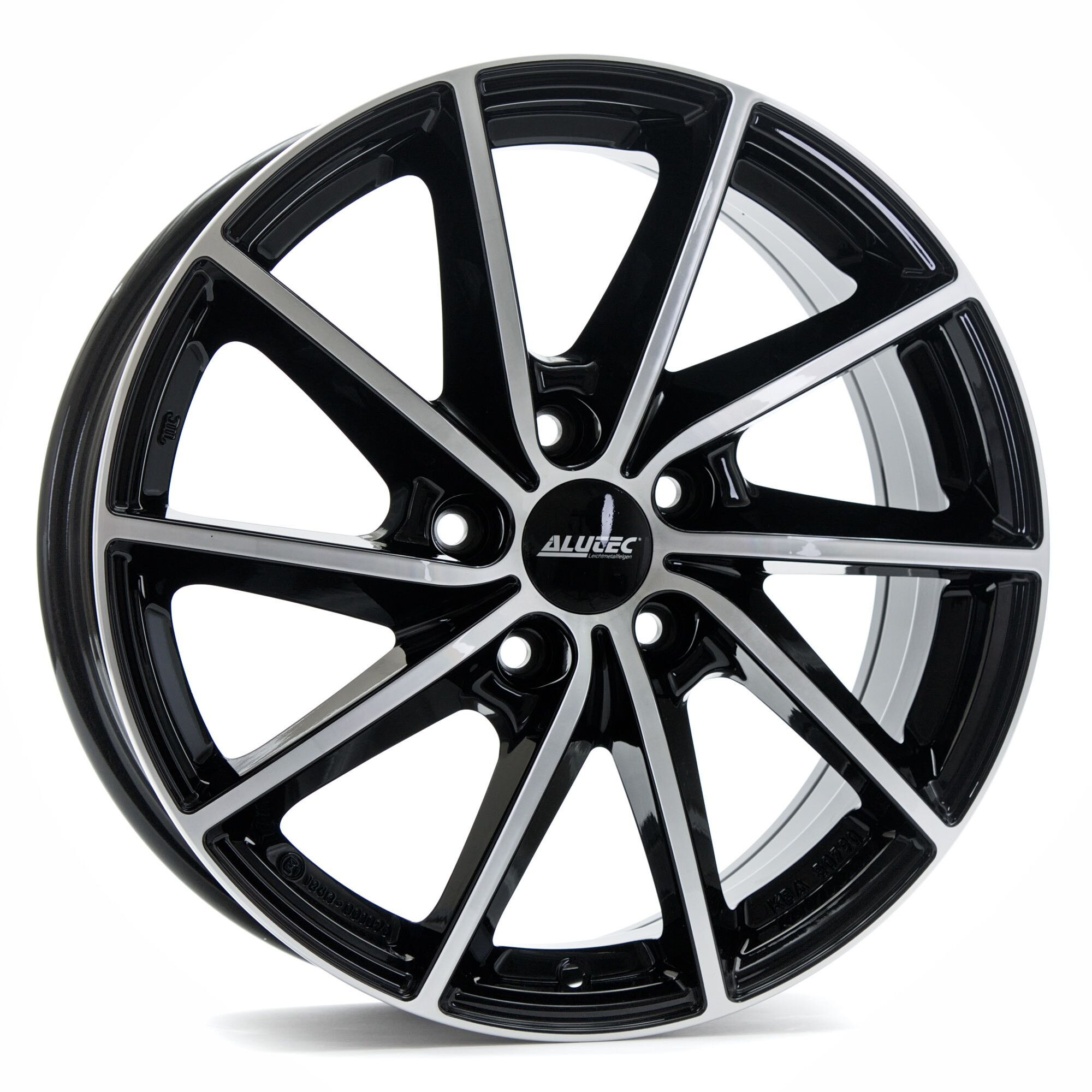 Janta Aliaj Alutec Singa Diamant-schwarz-frontpoliert 6j15 4x100 Et40