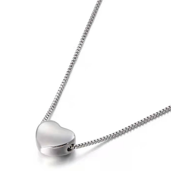 Colier cu pandantiv, IZMAEL, Inox, Argintiu