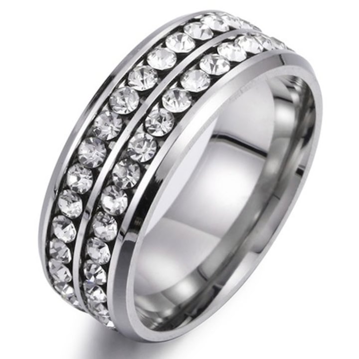 Inel Izmael, mm, Unisex, Argintiu