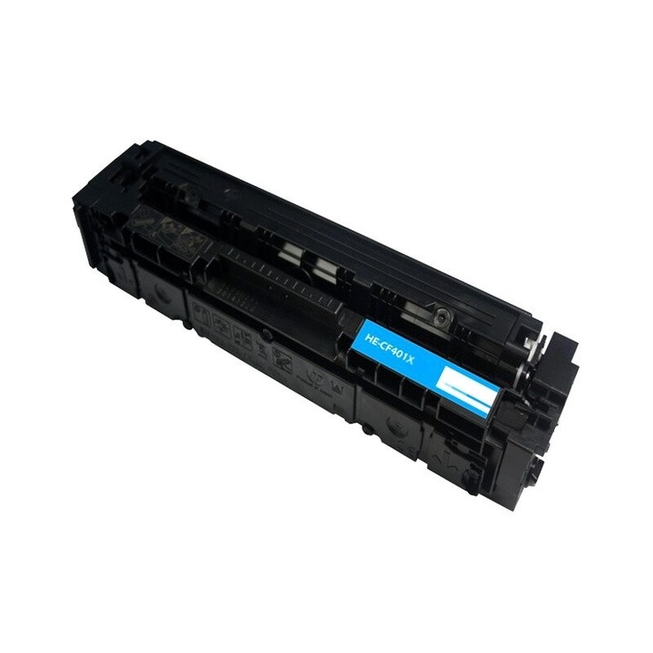 Cartus toner, TIN, model compatibil cu HP CF401X / HP 201X, Cyan, 2300 pagini