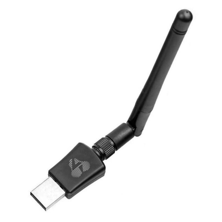 Adaptor USB fara fir, PowerTech, PT-1042, 600Mbps, 2.4/5GHz