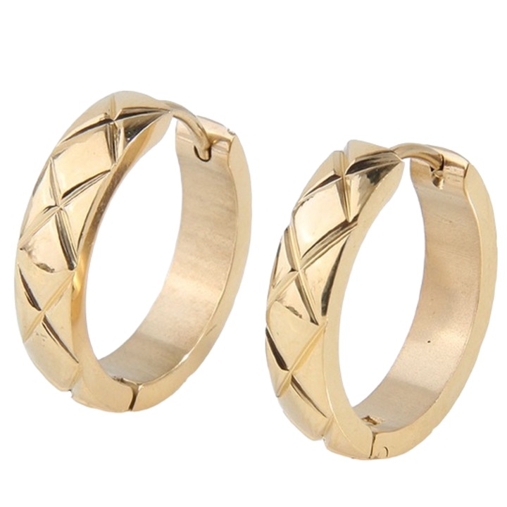 Női fülbevaló, Izmael, Fémötvözet, Arany