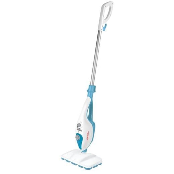 Mop cu abur Polti, Vaporetto, SV220, 0.32l, 1300W, 10 accesorii incluse, Alb/Albastru