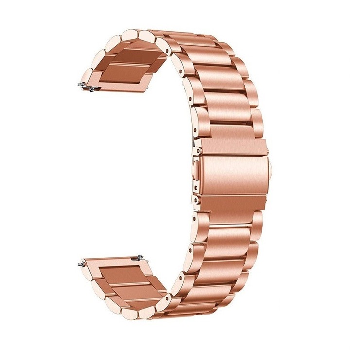 Best Accessories Szíj, Samsung Galaxy Watch 4 40/42/44/46mm / Samsung Galaxy Watch 5 40/44/45mm / Amazfit BIP / Amazfit GTS / GTS 2 / GTS 3 / GTS 4 / MINI / Huawei Watch GT 2 42mm / GT 3 42mm / Elegáns / 20mm, Rose Gold