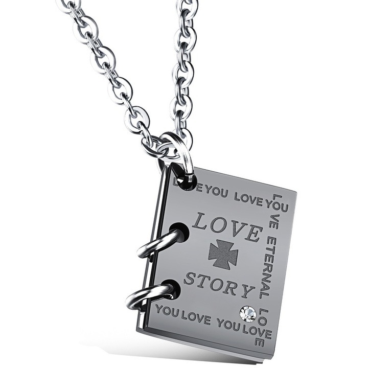 Nyaklánc medállal, IZMAEL, Rozsdamentes acél, Ezüst