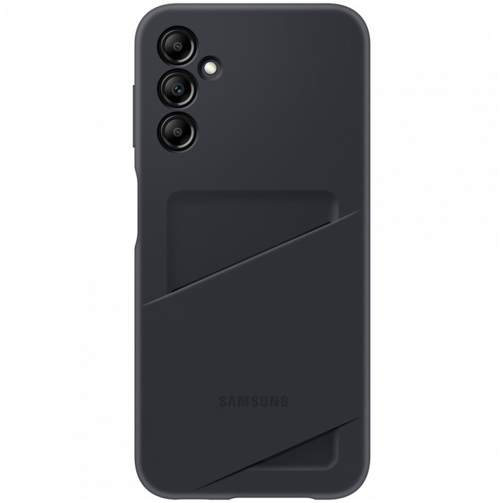 Samsung telefontok, kártyatartóval, Galaxy A14 5G (A146) készülékhez, fekete