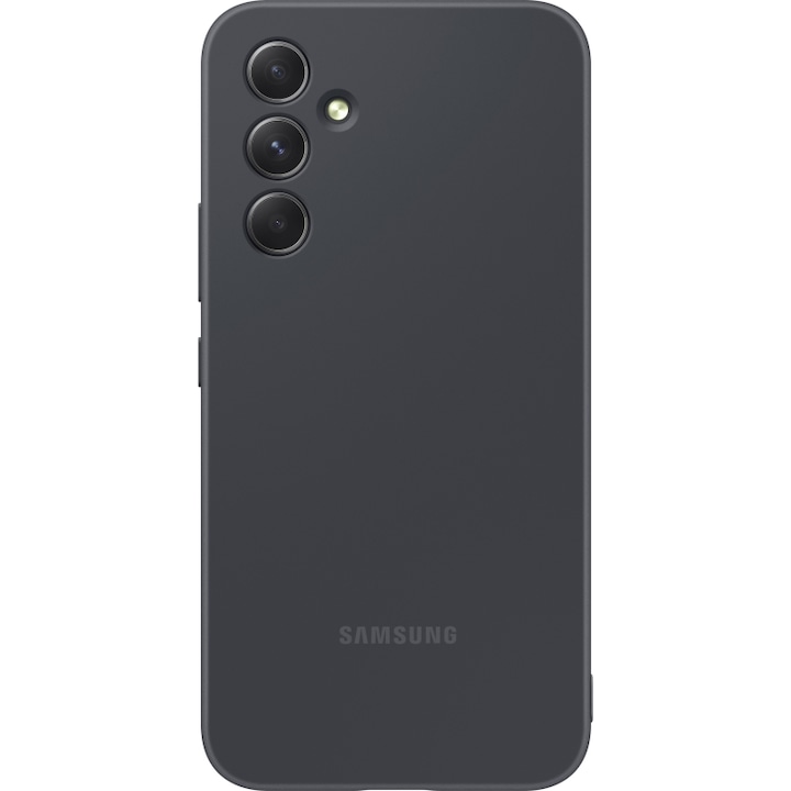 Husa de protectie Samsung Silicone Case pentru Galaxy A54 (A546), Negru