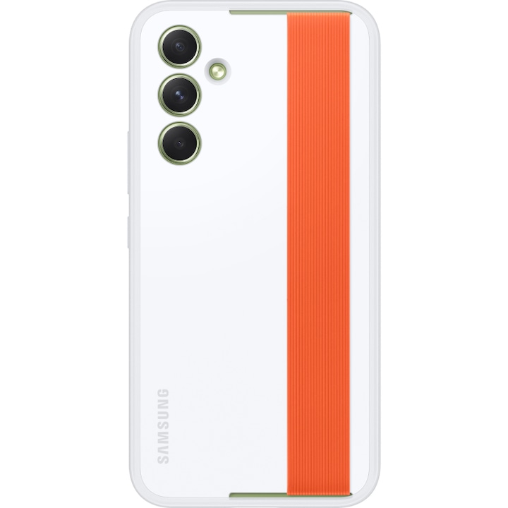 Калъф Samsung Silicone Grip, За Galaxy A54 (A546), White