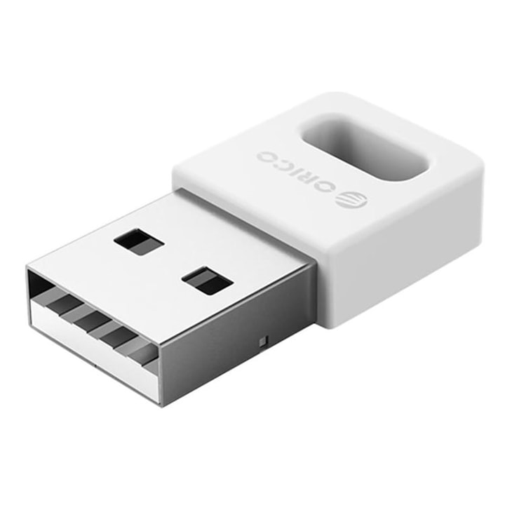 USB адаптер, Orico, ABS, Bluetooth 4.0, BTA-409-WH, бял