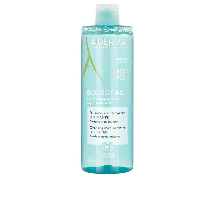 Apa micelara purificatoare, Biology AC, A-Derma, 400 ml