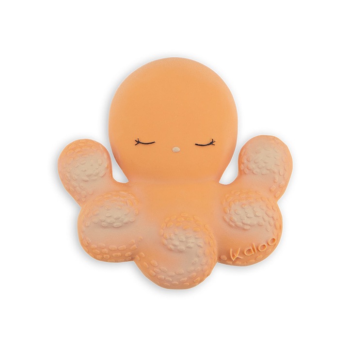 Fogzásgátló játék, Kaloo, polip, természetes gumiból