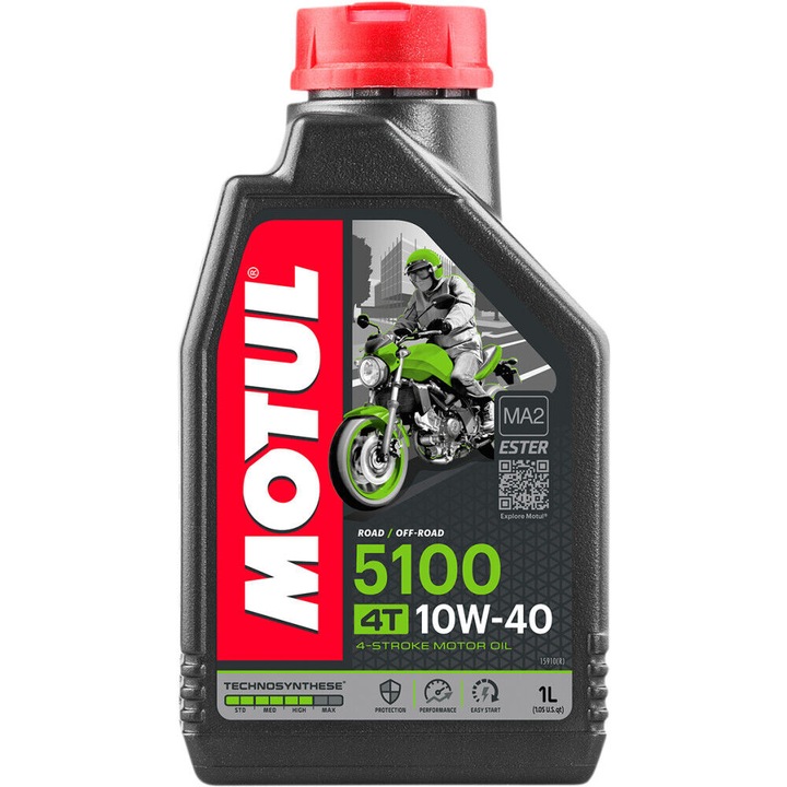 Ulei motor Motul 5100, 10W40 4T, 1L