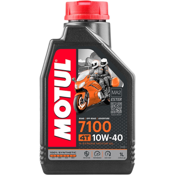 Motorolaj Motul 7100, 10W40 4T, 1L