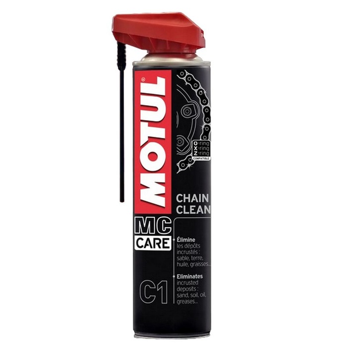 Motul C1 Motorkerékpár lánctisztító spray, klórmentes, 400ml