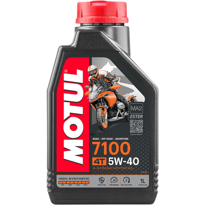 Ulei motor Motul 7100, 5W40 4T, 1L