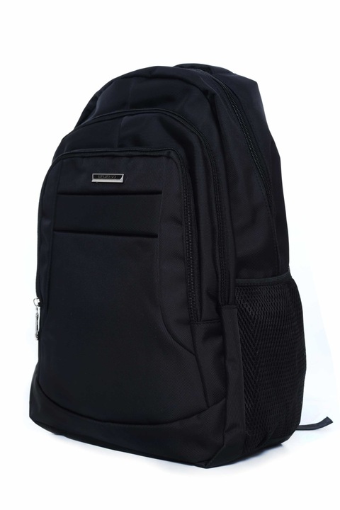 Recostore Fekete férfi hátizsák, 3 rekeszes, 44x33x12 cm, 17 literes, REC2346