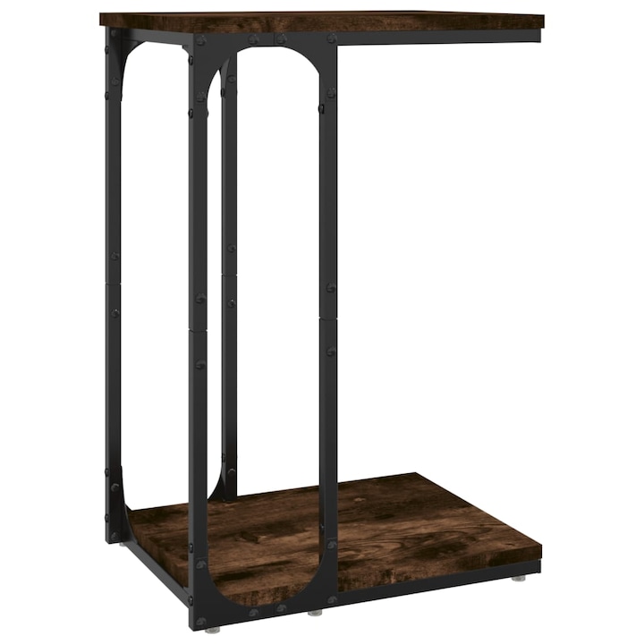 Странична маса vidaXL, Опушен дъб, 40 x 30 x 60 см, Инженерно дърво, 4.4 Kg