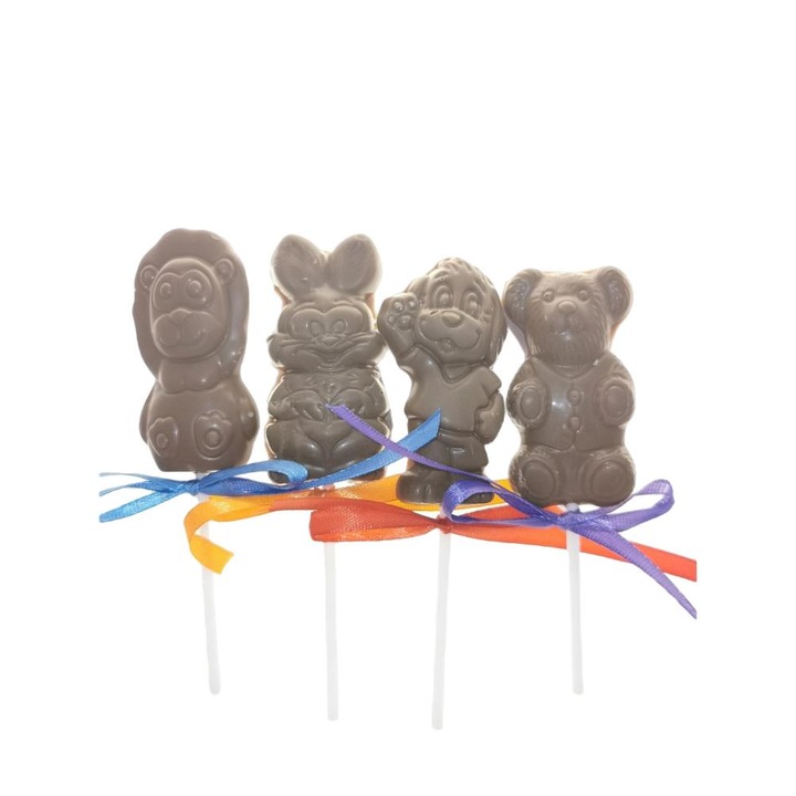 Acadele de ciocolata neagra, Santini, Fara zahar, 9 g