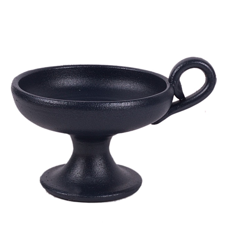 Arzator ceramic Shopiens® pentru tamaie, cu maner fara capac, 9 x 6 cm