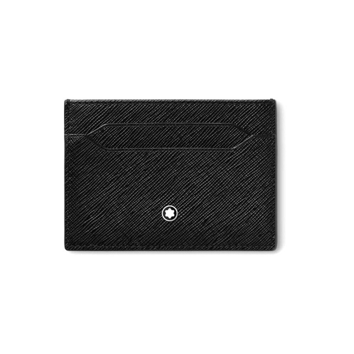 Montblanc MB 5cc férfi pénztárca, bőr, fekete