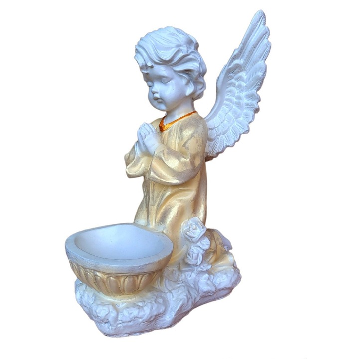 Statueta decorativa, Inger, Auriu, 35 cm, DVAN0028-11P
