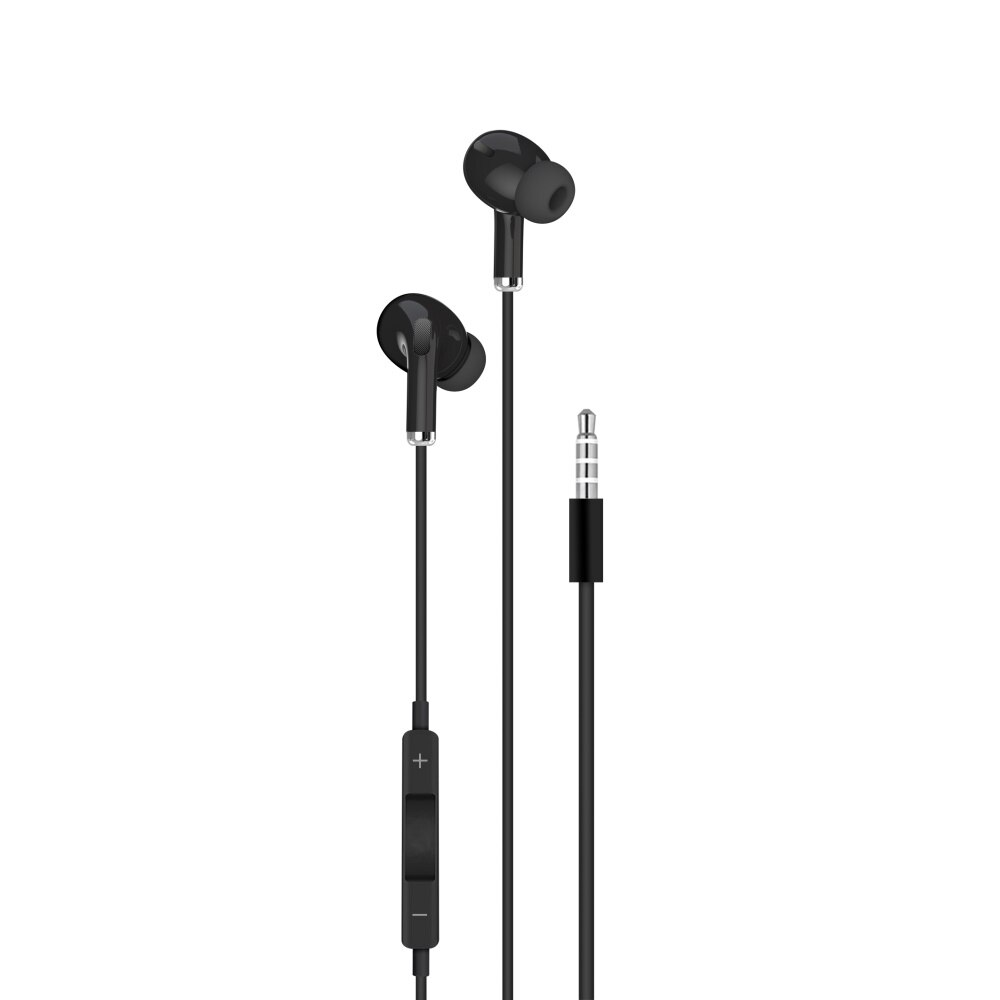 Casti audio cu fir, FONIX BlastCore, Stereo, in-ear, cu microfon, 3.5mm jack, Negru