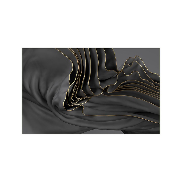 Öntapadó 3d tapéta, Mosható, 3d Wavy Material, 150x240