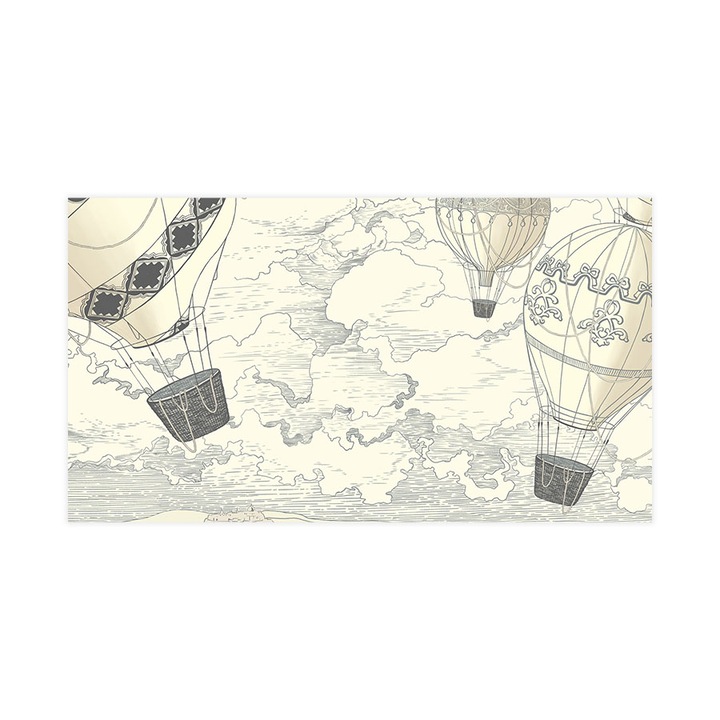 Fototapet autoadeziv, Lavabil, Asiatic Drawing, 200x360 cm