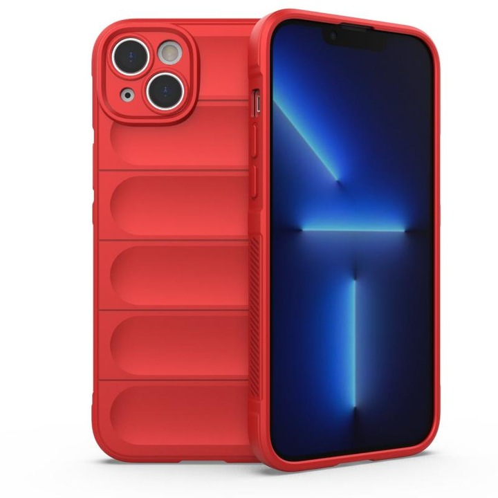 Калъф Magic Shield, съвместим с iPhone 14 Plus Red