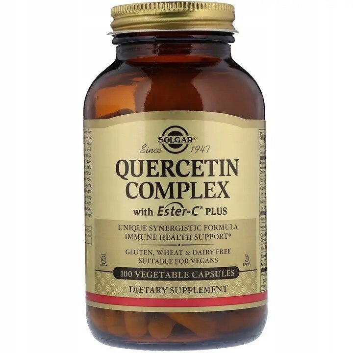 Supliment alimentar, Solgar Quercetin Complex cu Ester-C PLUS, 100 capsule