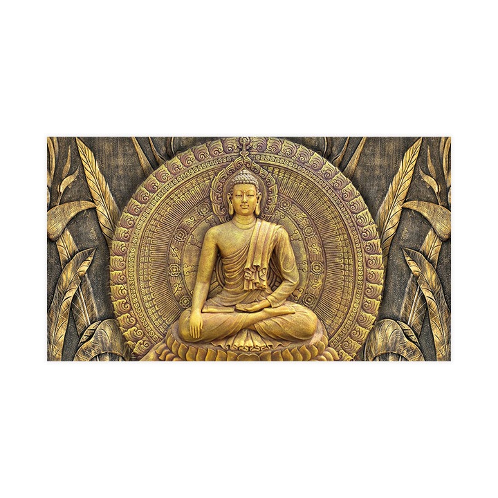 Öntapadó 3d tapéta, Mosható, Buddha Decor, 200x360