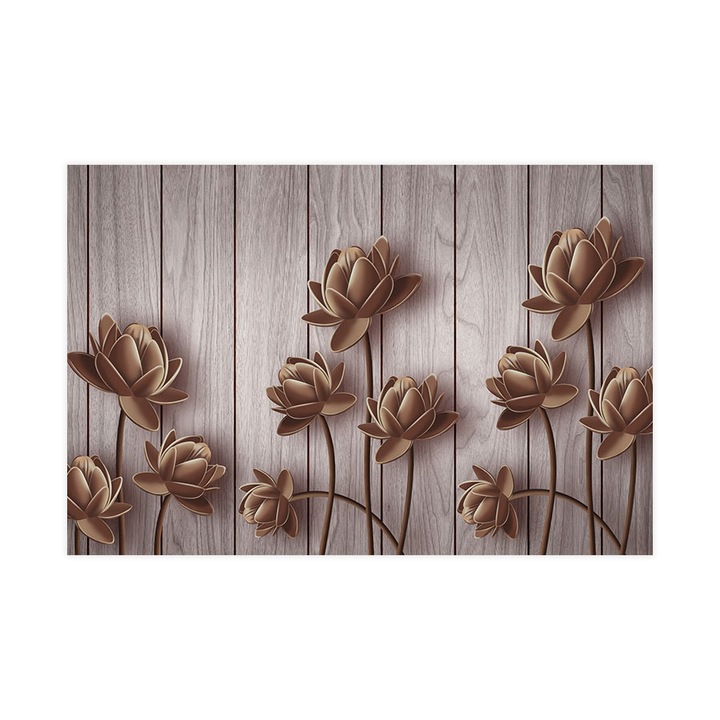 Öntapadó 3d tapéta, Mosható, Coffee Flowers, 200x300