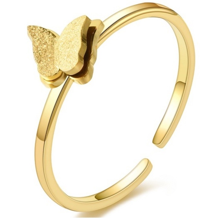 Inel dama, Izmael, Inox, Auriu