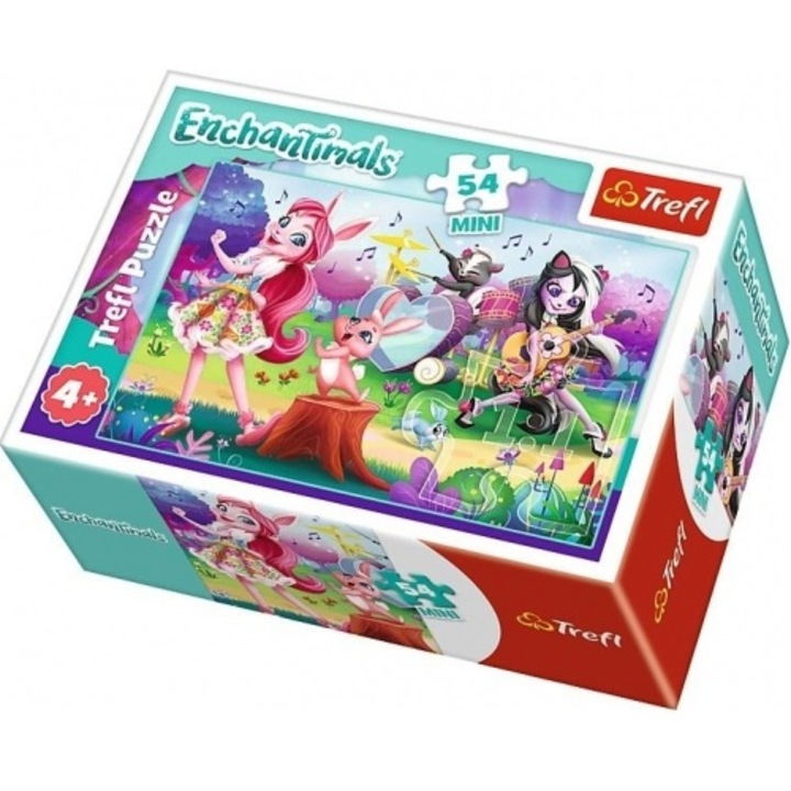 Пъзел Happy Enchantimals Day, Trefl, 54 части