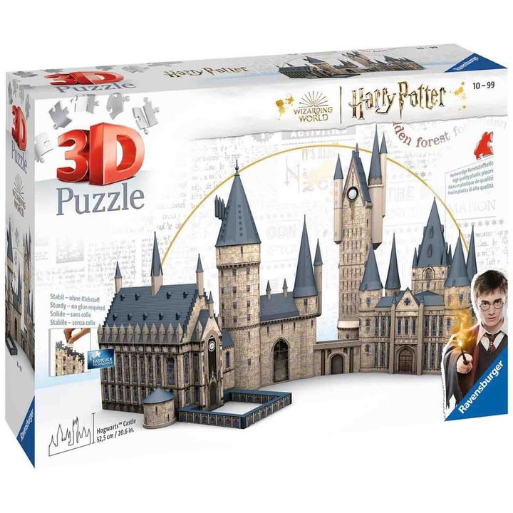 Пъзел 3D Ravensburger - Хари Потър, Замъкът Gogwarts, 1080 части