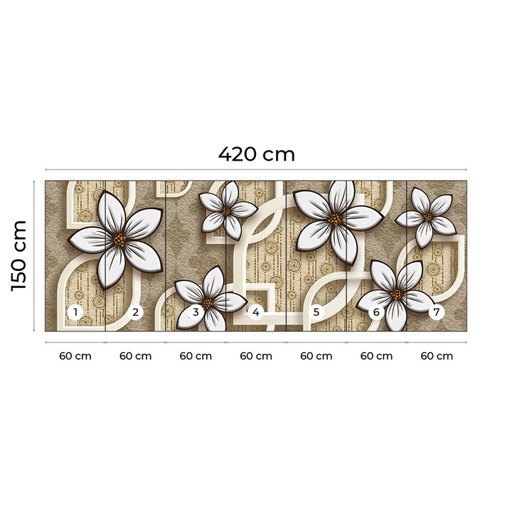 Fototapet autoadeziv, Lavabil, Old Style, 150x420 cm