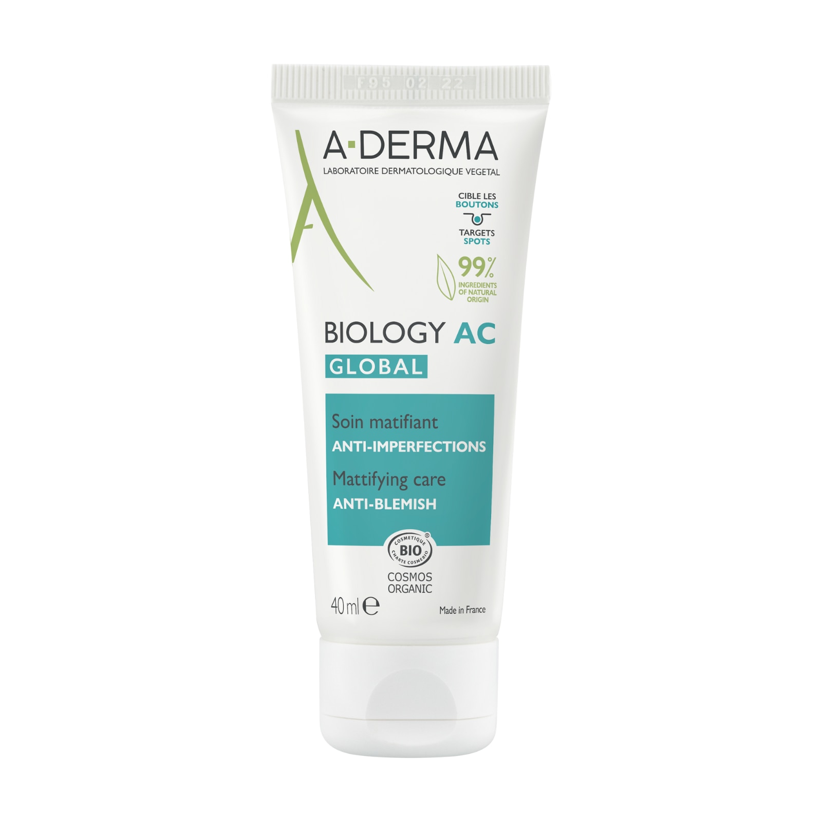 Crema matifianta anti-imperfectiuni A-Derma Biology AC, 40 ml