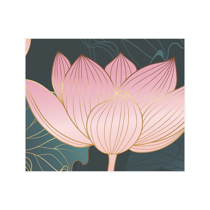 Öntapadó 3d tapéta, Mosható, Pink Contrast, 200x240