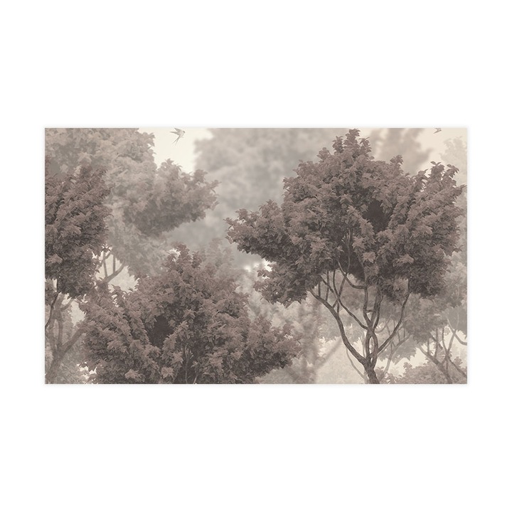 Öntapadó 3d tapéta, Mosható, Soft Forest, 255x420