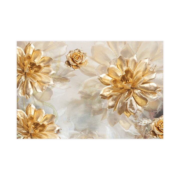 Öntapadó 3d tapéta, Mosható, Rose Oil Painting, 200x300