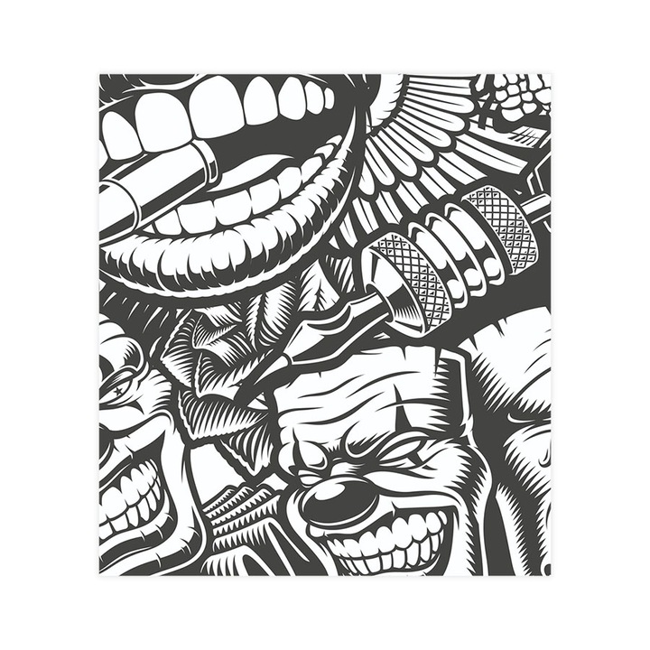 Öntapadó 3d tapéta, Mosható, Tattoo Styles, 200x180