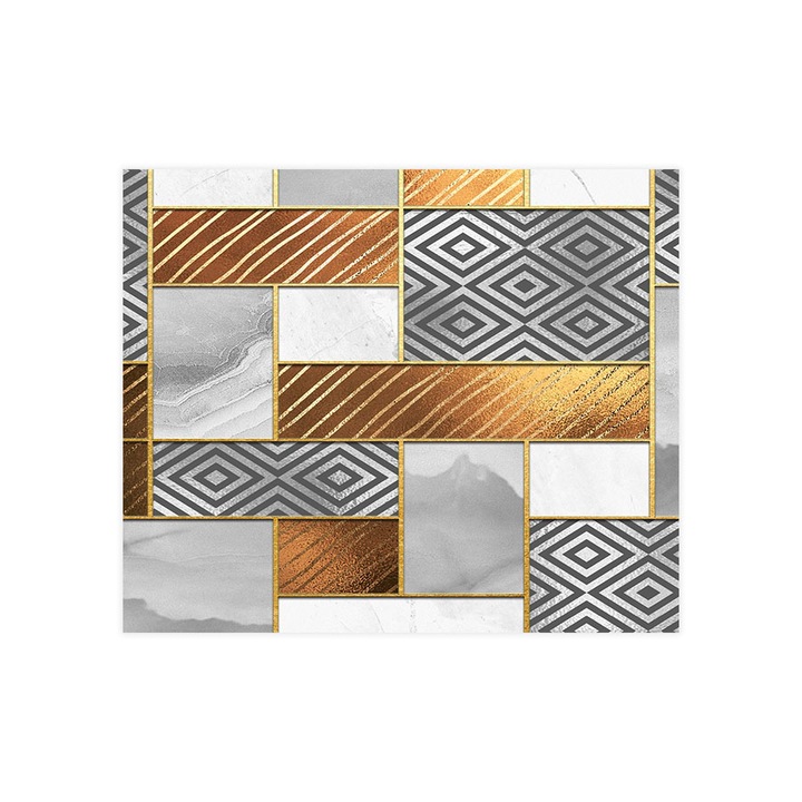 Öntapadó 3d tapéta, Mosható, Tetris World, 150x180