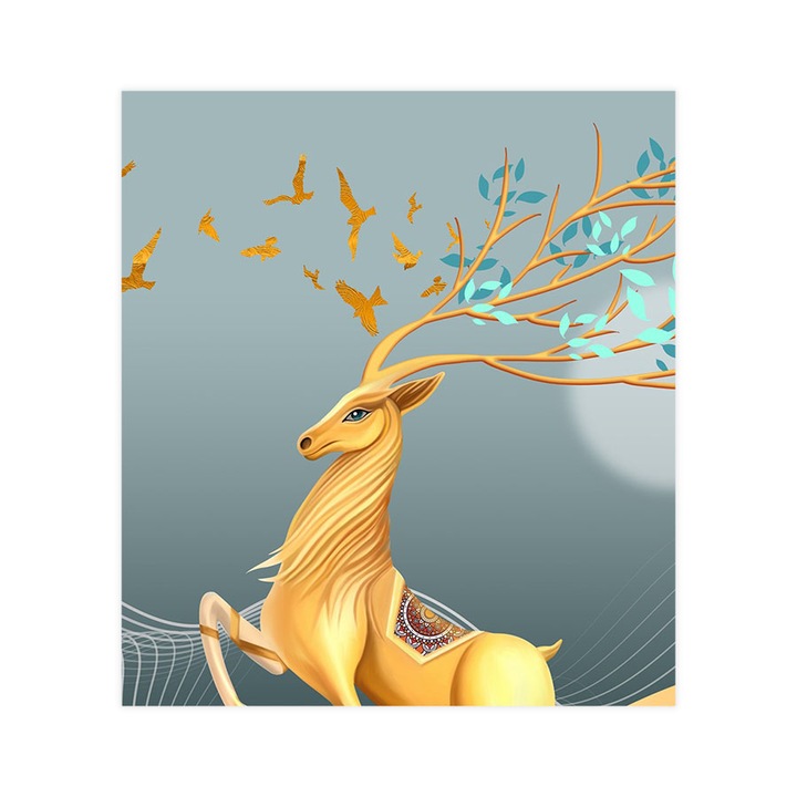 Öntapadó 3d tapéta, Mosható, The Alpha Deer, 200x180