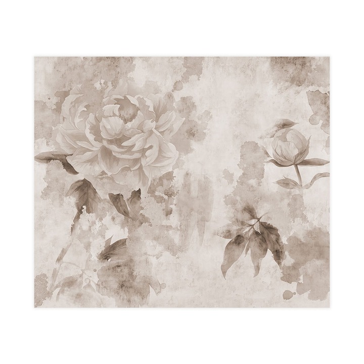 Öntapadó 3d tapéta, Mosható, Vintage Peonies, 255x300