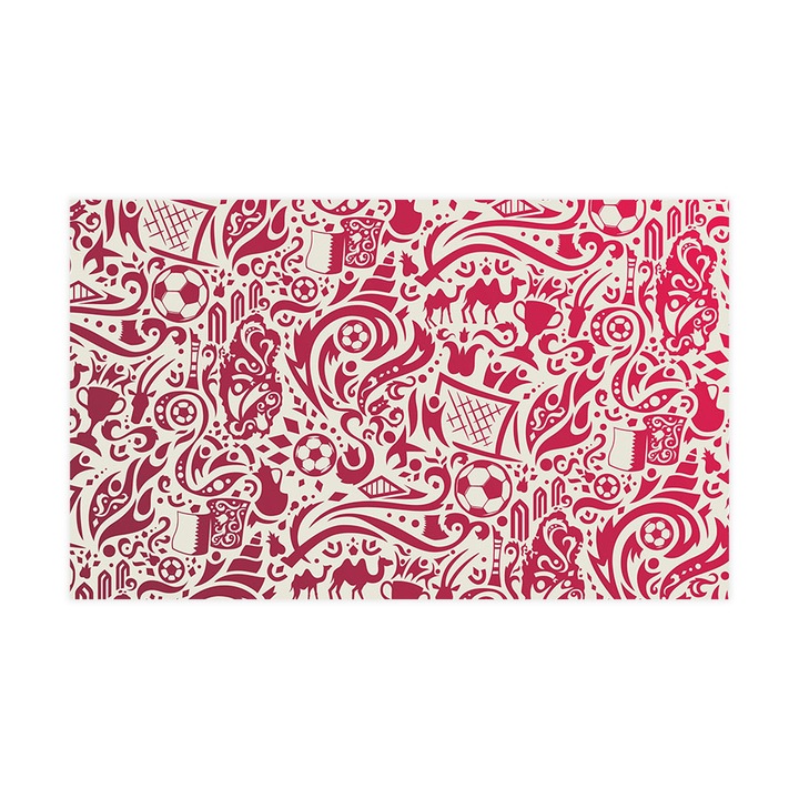 Öntapadó 3d tapéta, Mosható, Soccer Pattern, 255x420